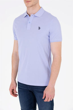 U. S. Polo Assn Мужская синяя базовая футболка с воротником-поло - U.s. polo assn фото 13