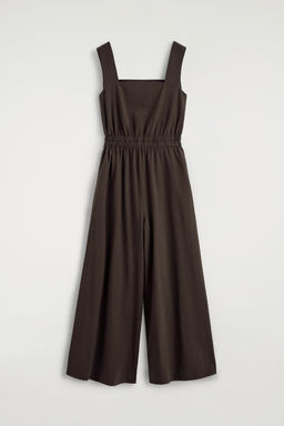 MONO WIDE LEG CON TEXTURA Y ESPALDA DESCUBIERTA - H&m фото 2