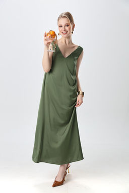 Платье NIKVA н1014-6 зелень  фото 7