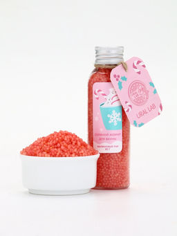 Жемчуг для ванны во флаконе, 85 гр, аромат малиновый раф, URAL LAB