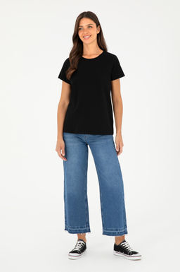 Женская черная базовая футболка Неожиданная скидка в корзине - U.s. polo assn фото 4