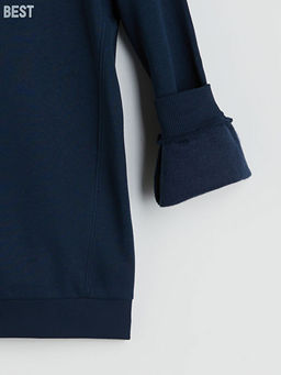 Bisiklet Yaka Erkek ?ocuk Sweatshirt