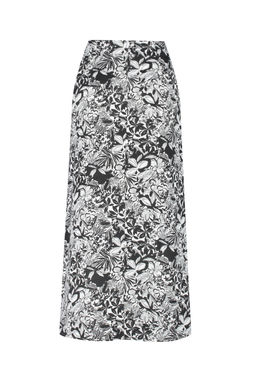 Siyah Desenli Onden Y?rtmac Detayl? Midi Boy Dokuma Keten Gorunumlu Etek TWOSS24ET00104 - Trendyolmilla фото 9