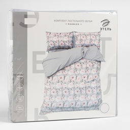 Постельное бельё Этель Евро Peonies 200х217 см, 220х240 см, 50х70 см-2 шт, поплин,125 г/м2  фото 5