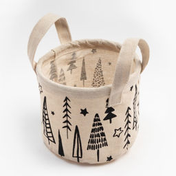 Текстильная корзинка «Этель Christmas», 12×14 см