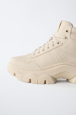 CHUNKY HIGH-TOP SNEAKERS - Zara фото 4