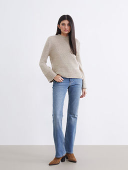 Bisiklet Yaka Kad?n Triko Kazak