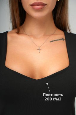 Женская футболка с глубоким вырезом Happyfox