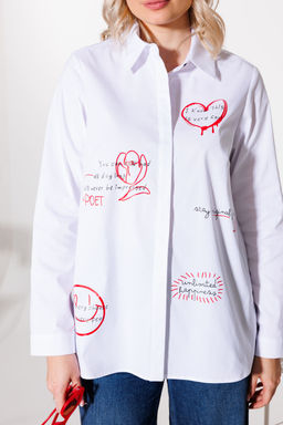 Рубашка KOKOdea 4.13 белый  фото 7