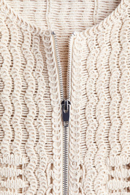 Chaqueta de algod?n efecto crochet - H&m фото 6