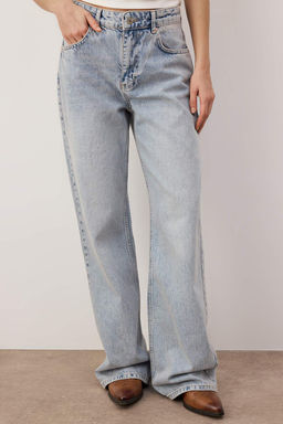 Mavi Yuksek Bel Wide Leg Jeans TWOAW26JE00298 - Trendyolmilla фото 3
