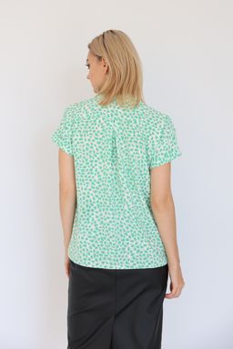 Блузка с отложным воротником и лацканами - Looklikecat фото 3