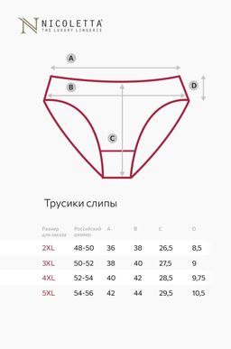 Женские трусы-слипы 7 шт. Nicoletta  фото 3