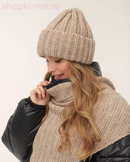 LS 57 PL 57 Комплект женский флис (колпак+косынка) (56-58)