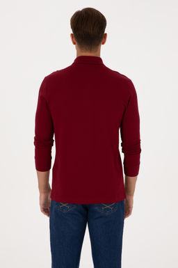 Erkek Bordo Basic Sweatshirt Sepette S_rpriz _ndirim - U.s. polo assn фото 5