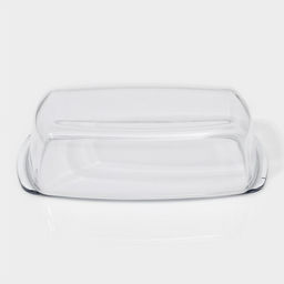 Форма для запекания и выпечки Доляна «Кекс», 1.5 л, 27×14×7 см, жаропрочное стекло, прозрачная