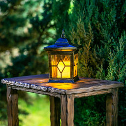 USL-S-180/PT220 Садовый светильник на солнечной батарее Bronze lantern. Серия Special. Упаковка- коробка.