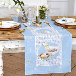 Дорожка на стол Пасхальные радости 40х146 см, 100% хл, саржа 190 гр/м2