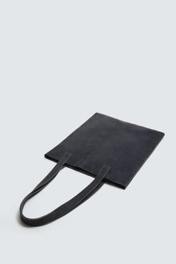 LEATHER TOTE BAG - Zara фото 5