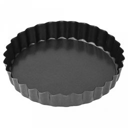 Форма для выпечки с антипригарным покрытием д12см h2,1см "Ромашка", волнистый борт, съемное дно (Китай)