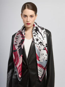 Платок жен. шелк 86х86 SS03-8350-07 - Eleganzza фото 3