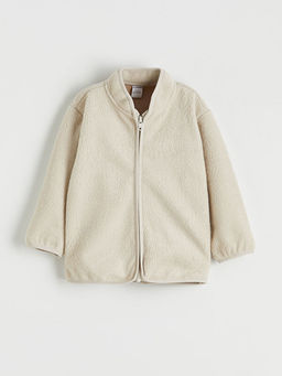 Bisiklet Yaka K?z ?ocuk Fermuarl? Sweatshirt