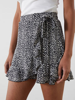 Beli Lastkli Desenli F?rf?rl? Mini Etek