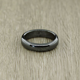 Кольцо из гематита круглое, размер 20