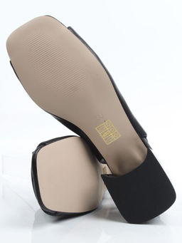 08-XL660-1 BLACK Босоножки женские (натуральная кожа)