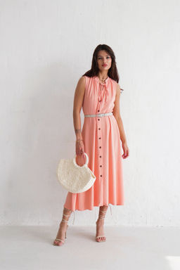 Платье, как из к/ф Красотка, персиковое - Martichelli фото 18