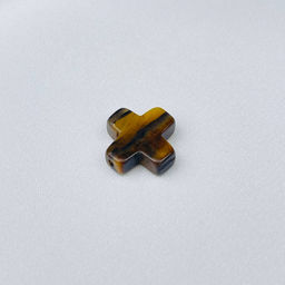 Вставка "Крест" из Тигрового глаза (1 шт)