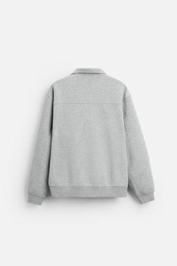 BASIC QUARTER ZIP SWEATSHIRT - Zara фото 16