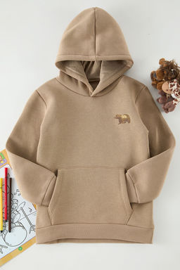 Kiremit Erkek Cocuk Bask?l? Orme Mini Me Sweatshirt TKDAW25SW00122 - Trendyolmilla фото 4