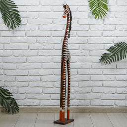 Сувенир «Зебра», 20×12×120 см, дерево