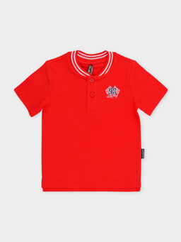 Crockid _ КР 302767-1/красный к550 фуфайка (футболка) для мал