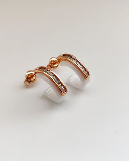 Серьги с керамикой