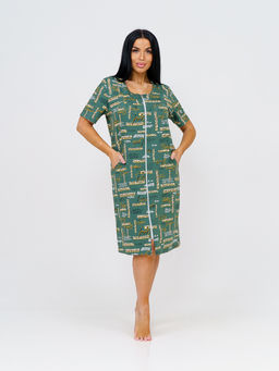 Халат женский, цвет хаки