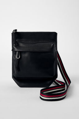 LEATHER CROSSBODY BAG BOBBY GILLESPIE X ZARA  фото 2