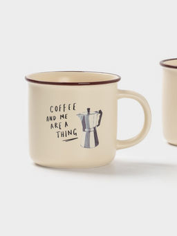 Набор кружек Доляна Время кофе, 4 шт., 420 мл, фарфор, молочный  фото 4