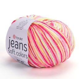 Цена за 10 мотков пряжи JEANS SOFT COLORS