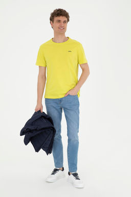 Футболка U.S. Polo Assn фисташкового цвета из хлопка фото 18