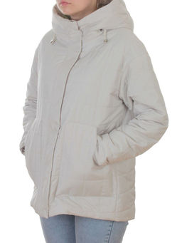 9607 MILK Куртка стеганная демисезонная женская (100 гр. холлофайбер) - Fashion фото 5