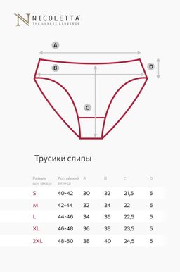 Женские трусы-слипы 7шт. Nicoletta  фото 3