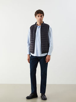 Standart Kal?p Dik Yaka Erkek ?i?me Yelek