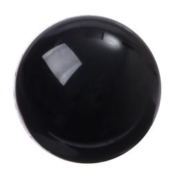 Глаза винтовые с заглушками, набор 20 шт., размер 1 шт. — 1.8 см, цвет чёрный