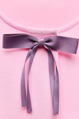 KNIT DRESS WITH BOWS - Zara фото 3