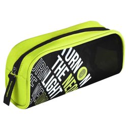 Пенал школьный, арт.57976/ 25 ВКЛЮЧИ НЕОН 20х9х6 см, нейлон, молния, шелкография в две краски, ПЭТ-п