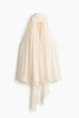 Top de gasa con cuello fular - H&m фото 3
