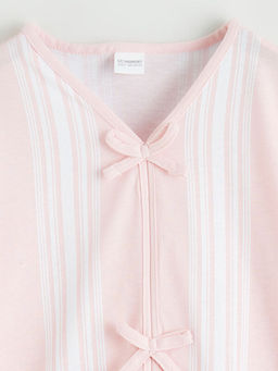 Fiyonk Detayl? K?z ?ocuk Pijama ?st