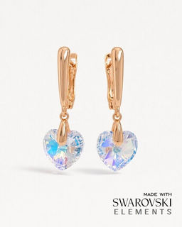 Серьги с кристаллами Swarovski